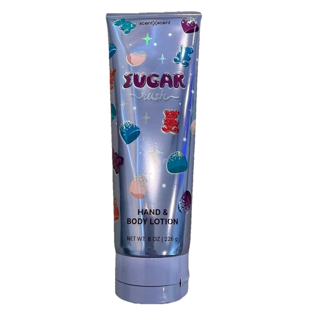 Scent x‎ Scent Sugar Rush Hand and Body Lotion 8 oz Sweet Fragrance New Sealed